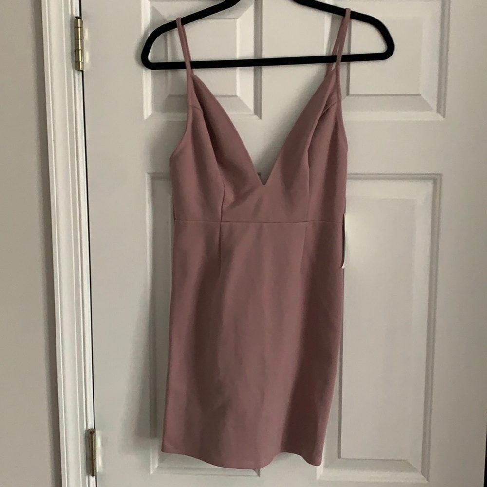 Tobi Mauve Fitted Dress